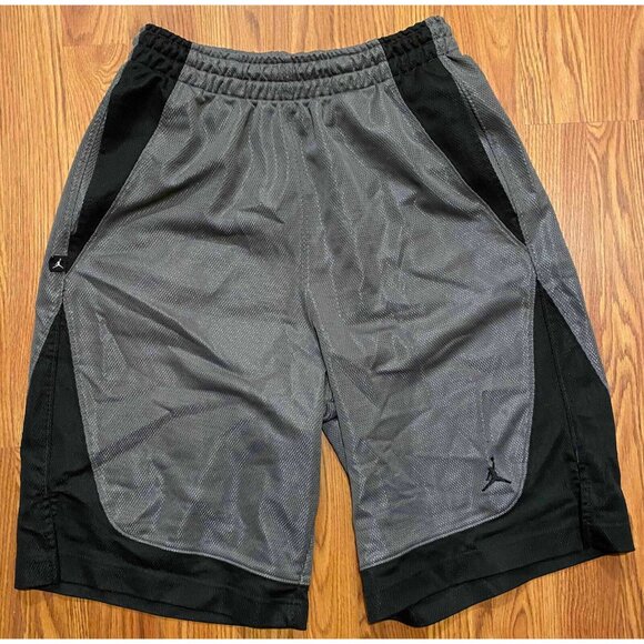 Nike Other - Nike Air Jordan Gray Black Basketball Shorts Mens S 231807-002